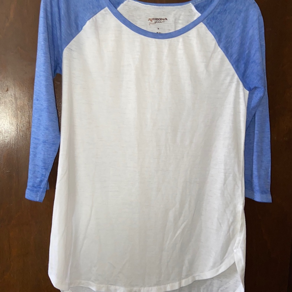 Blue & White Top